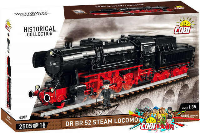 Cobi 6282 DR BR 52 Steam Locomotive